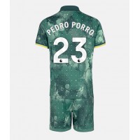 Tottenham Hotspur Pedro Porro #23 Fotballklær Tredjedraktsett Barn 2024-25 Kortermet (+ korte bukser)